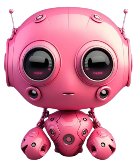 Pink AI Robot
